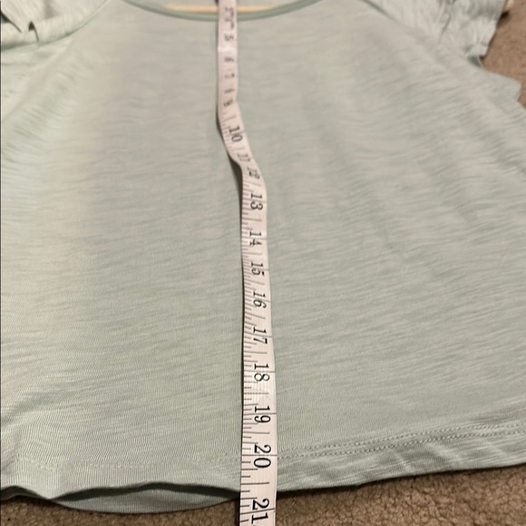 White House Black Market Green Cap Sleeve Muscle Tee​ - Picture 5 of 8